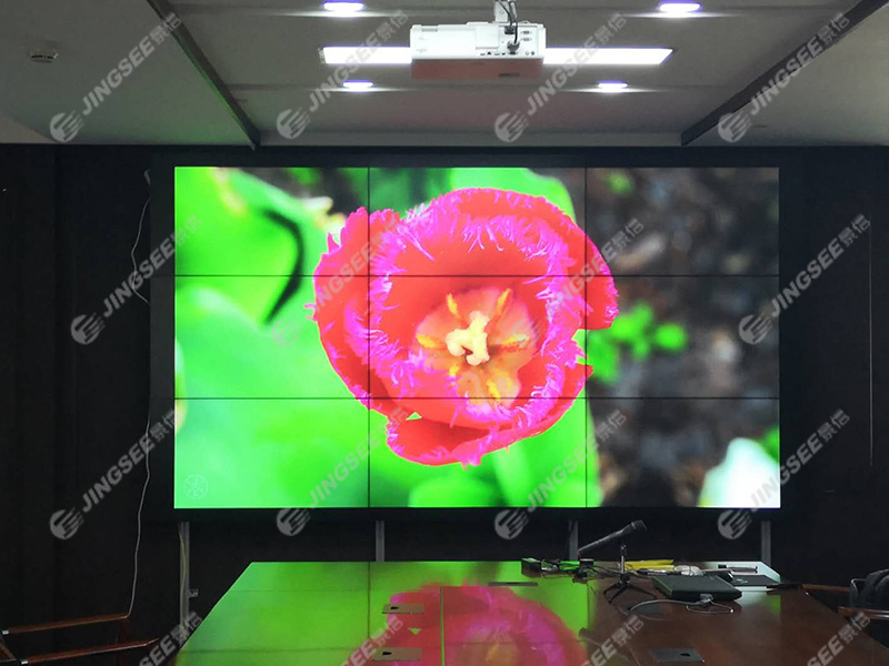 天津环渤海发展中心会议室LG49寸1.7mm3x3